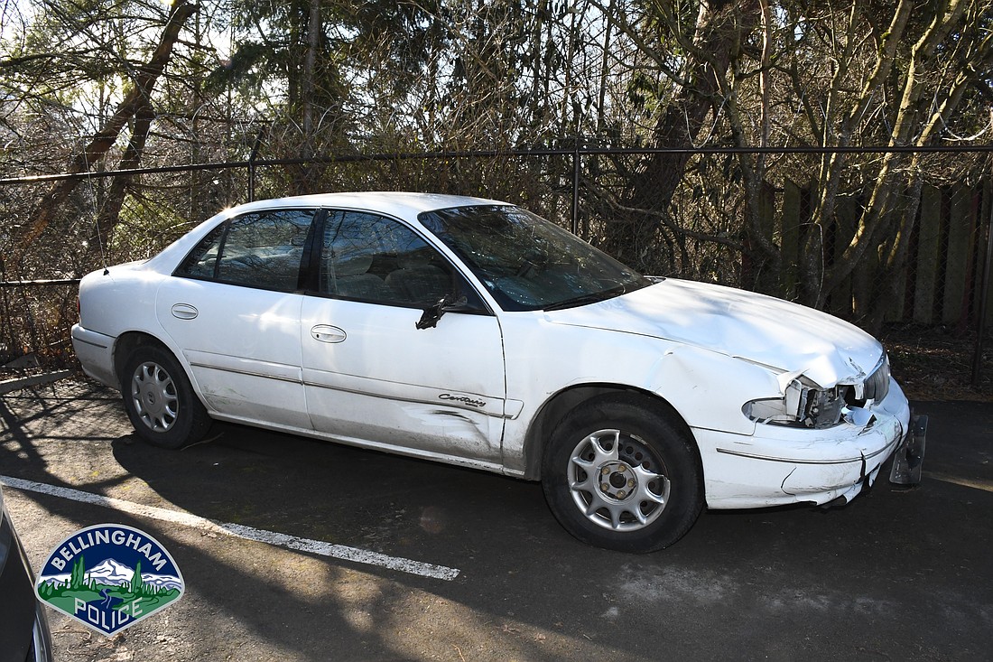 Police impounded the 1999 Buick Century they say struck Hartwell Mitchell Feb. 11 on Samish Way. Sam C. Kuljis, arrested April 4, is charged with hit-and-run in Mitchell's death.