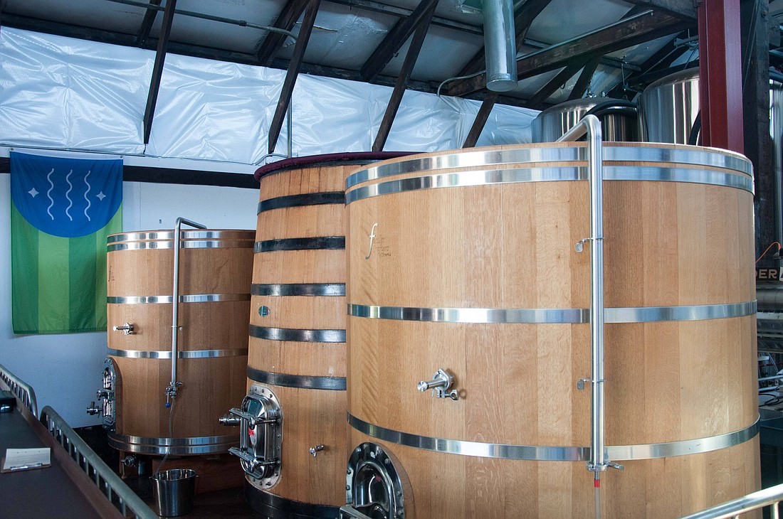 Wander provides one of the most well-rounded tap lists in town, with everything from lagers and IPAs to porters, stouts and foeder-aged sours. A foeder, pictured here, is essentially an enormous oak barrel used for aging beer.