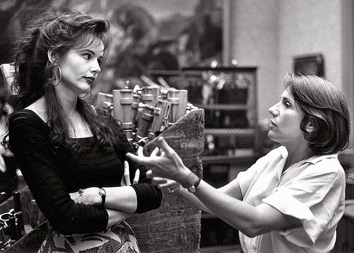 Martha Coolidge (right) directs actress Geena Davis in the 1994 film "Angie." Coolidge will talk about her career and the challenges women face in the film industry Friday, May 13 at the Mount Baker Theatre as part of the Cascadia International Women's Film Festival.