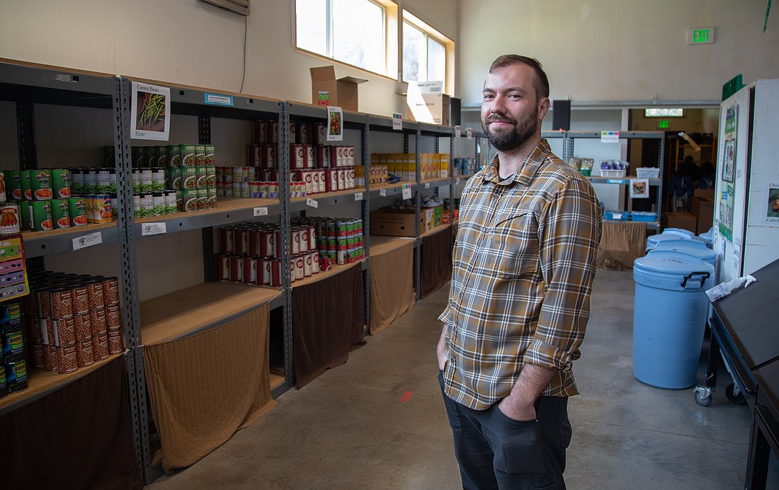 Sam Norris is the executive director of Foothills Food Bank. Norris, the food bank's only employee, has directly seen the impacts of rising inflation and food costs on the products he can offer and on the families who need it.