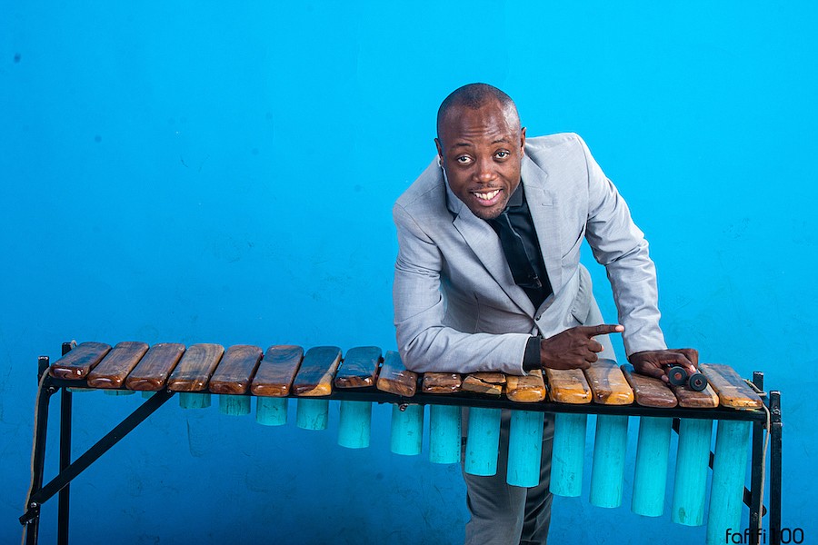 Acclaimed Zimbabwean marimba player, composer and music impresario Blessing Bled Chimanga debuts at Zimfest 2022 after previous brief visits to the U.S. He'll perform at afternoon and evening concerts during the event.