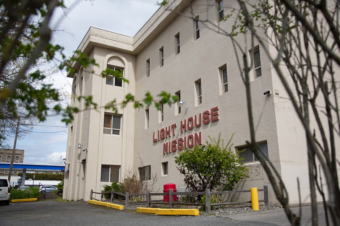 The Lighthouse Mission center at 910 W. Holly St. would be torn down to make room for a new 300-bed homeless shelter. First, Bellingham Hearing Examiner Sharon Rice must approve the project. Her decision is due by July 14.