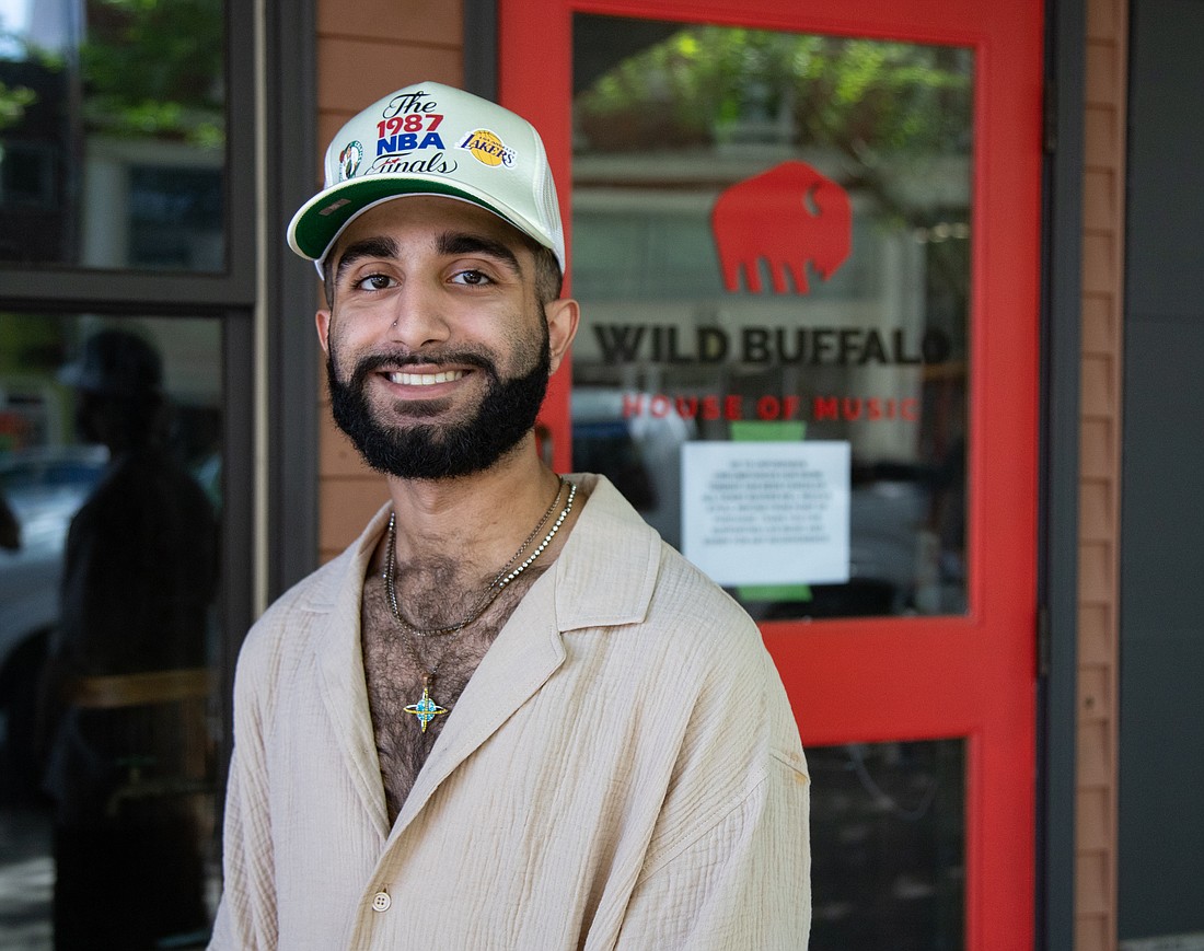 Zubeid Janif, 23, is the leader of the Wild Buffalo's Street Team, which helps recruit artists and lends insight on what might be popular.