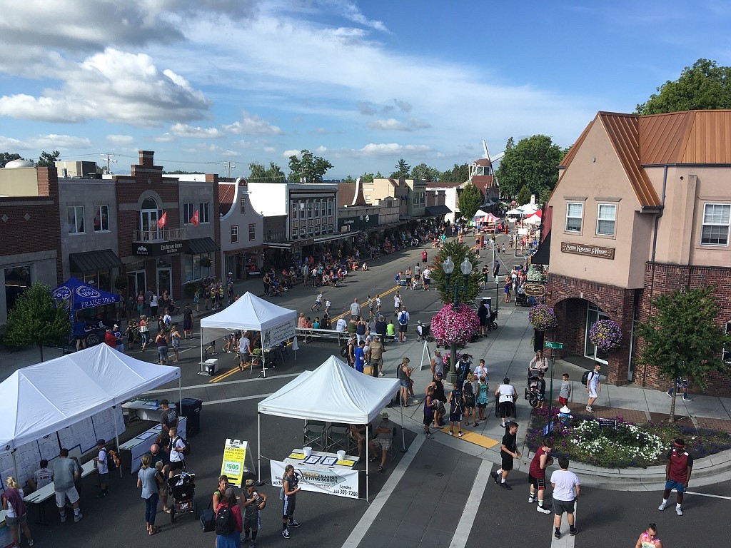Several blocks of Front Street in Lynden will be shut down Friday and Saturday, July 15–16 for the annual Northwest Raspberry Festival and Curt Maberry Memorial Classic 3-on-3 basketball tournament.
