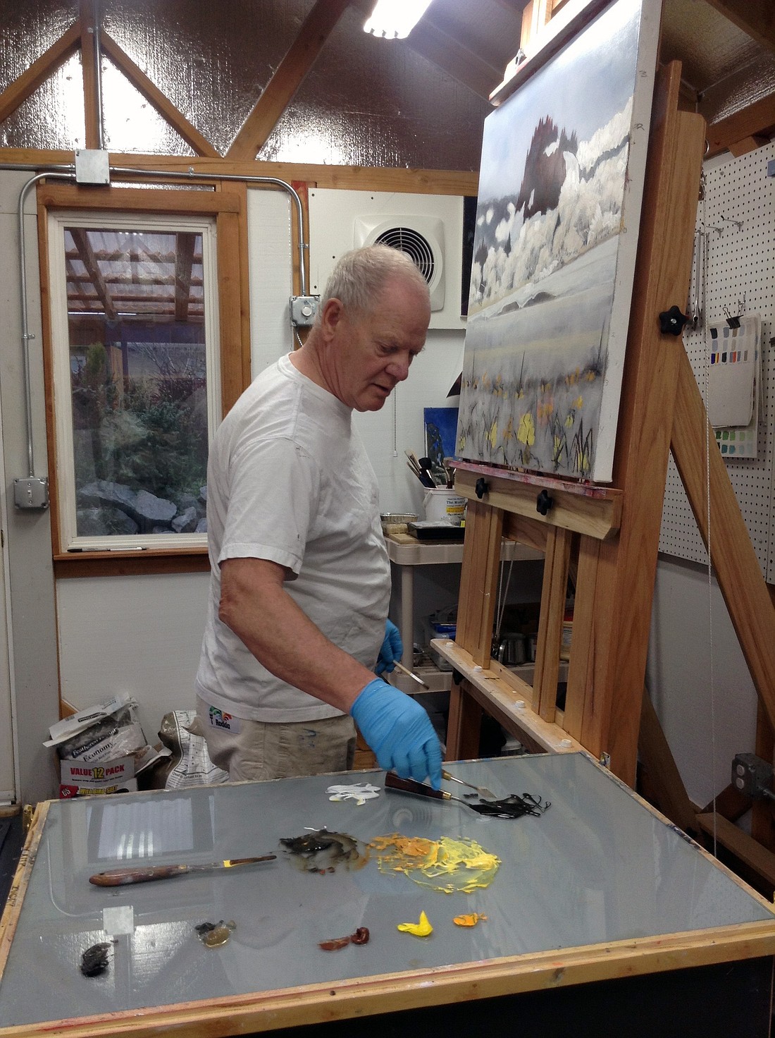 See Gene Jaress work on his limited-edition woodcut prints at his Mount Vernon studio during the 18th annual NW Art Beat Studio Tour taking place from 10 a.m. to 6 p.m. July 16–17 at locales throughout Skagit County. The free, self-guided tour is put on by Skagit Artists.