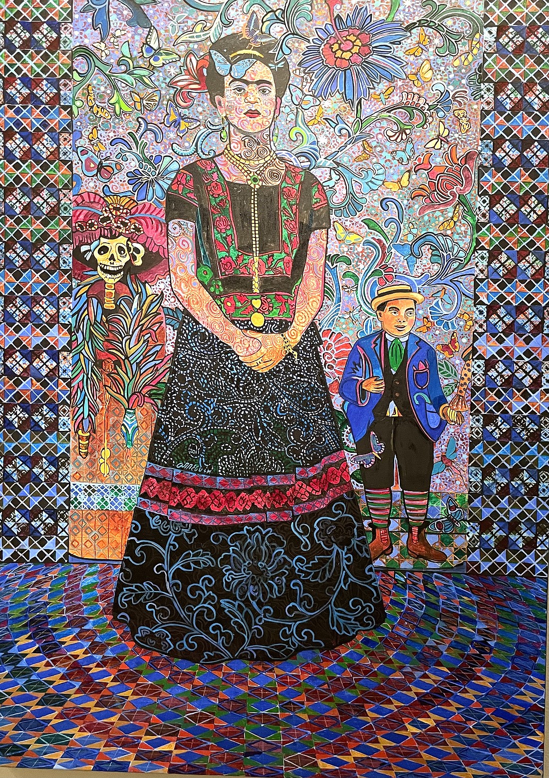 “La Alameda” is part of the exhibit “Arreguín: Painter from the New World” currently showing at the Museum of Northwest Art in La Conner. Art critic and exhibit curator Matthew Kangas said it's one of as many as 50 paintings Arreguín has created depicting painter Frida Kahlo.