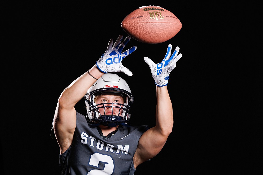 Nick Watt plays wide receiver and safety for Squalicum High School.