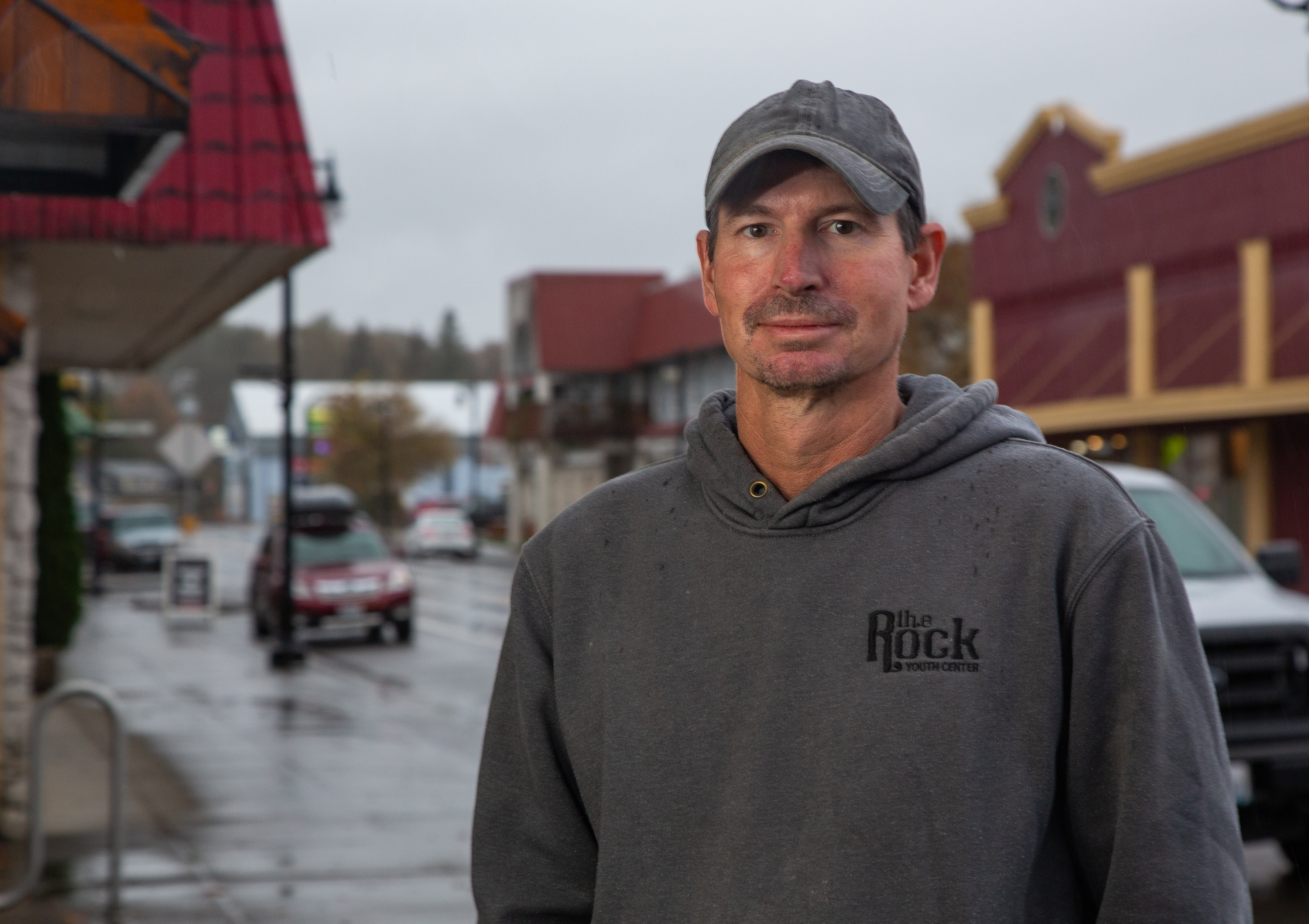 Part IV: Mayor John Perry stands on the main street of Everson on Nov. 3, almost one year after the devastating 2021 flooding. Perry said being a mayor is sort of like being a parent — full of unexpected surprises and responsibilities.