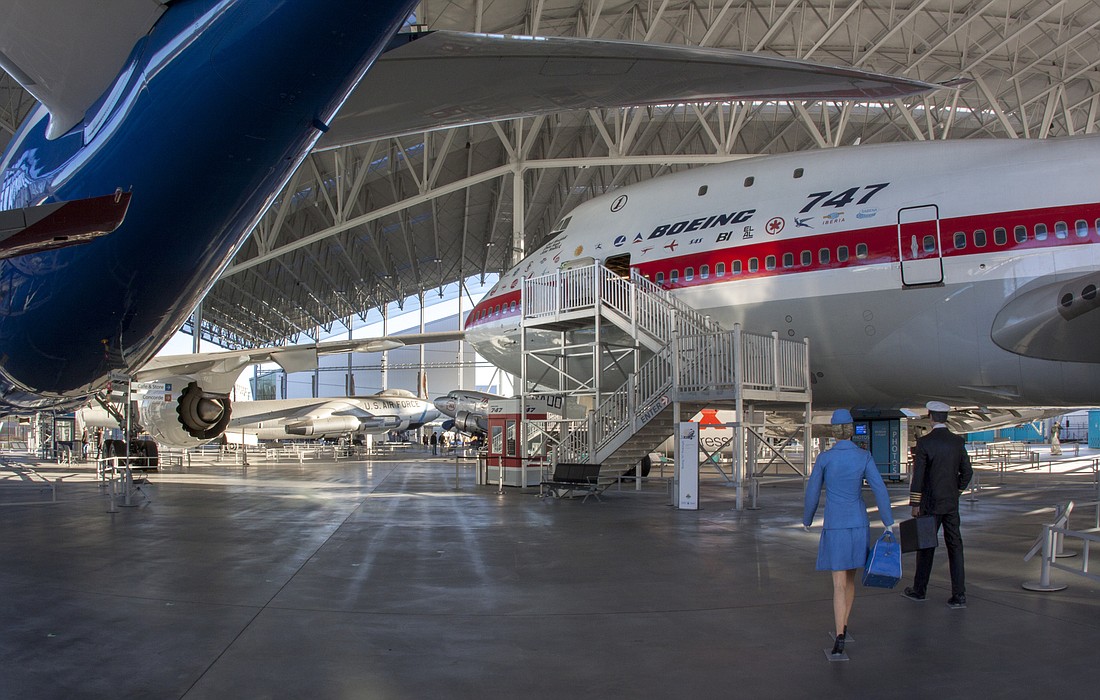 Boeing 747 RA-001, the original model 100 nicknamed "City of Everett," rests in retirement at the Museum of Flight, near Boeing Field in Seattle. Boeing's production of the iconic jet has ended with the rollout of a 747-800 cargo plane at the company's Everett plant.