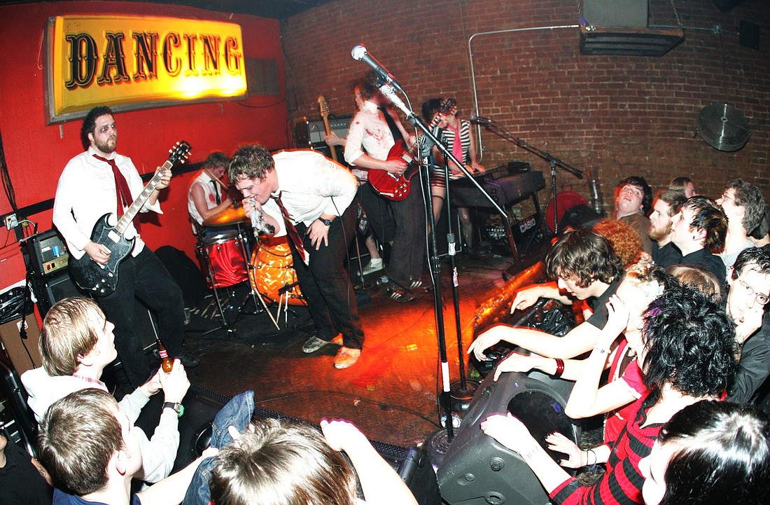 Horror rockers Black Eyes and Neckties played during a What's Up! Awards Show in 2005. Members of the band will reunite during a Saturday, March 4 show at the Wild Buffalo.