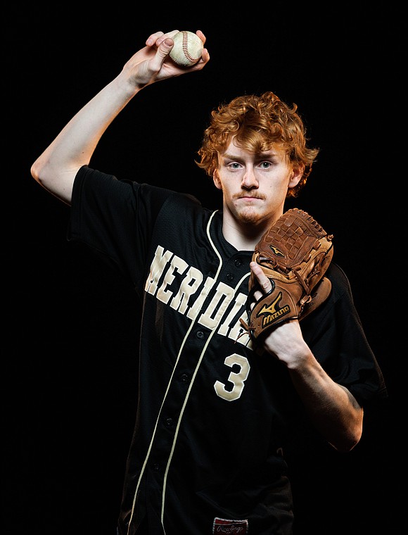 Meridian pitcher Hunter Jones.
