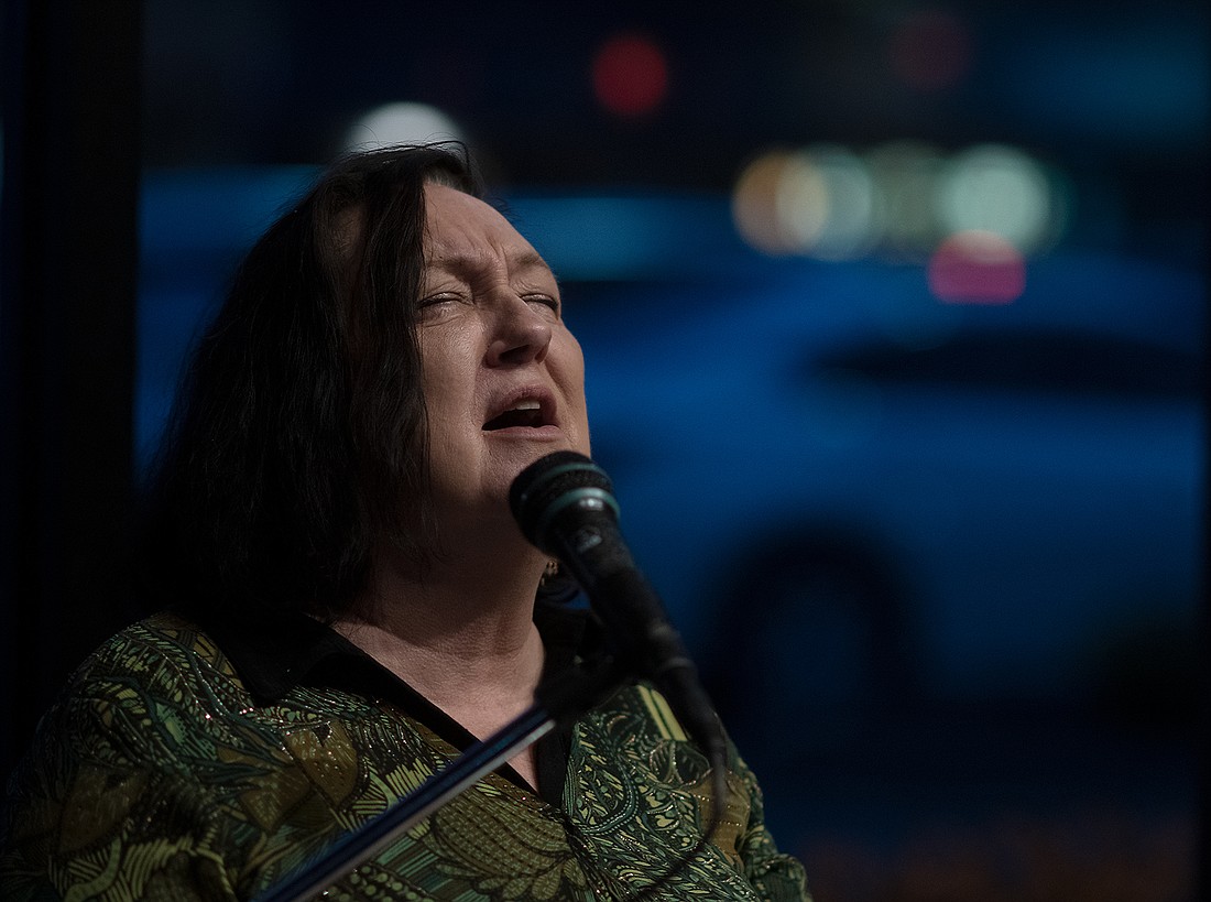 Cheryl Hodge sings Feb. 25 during Singers' Saturday at Fireside Martini and Wine Bar. Hodge, 68, is a rhythm-and-blues and jazz pianist and singer who has been in the music industry since she was 16.
