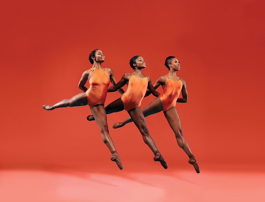 From left, Alexandra Hutchinson, Ingrid Silva and Daphne Lee of Dance Theatre of Harlem show their impeccable form. The longtime ballet company known for inclusivity and empowerment perform Tuesday, March 21 at the Mount Baker Theatre.