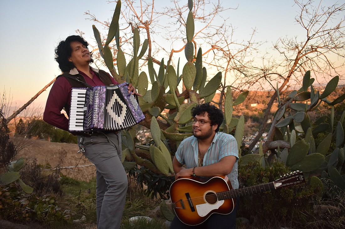 Hear the “psychedelic cumbia punk” sounds of Tropa Magica when brothers David and Rene Pacheco make a tour stop in Bellingham Monday, March 27 at the WinkWink event space. They'll be joined by the Amsterdam-based Mauskovic Dance Band, which explores a similar blend of influences, with the integration of disco and Afro-Caribbean vibes.