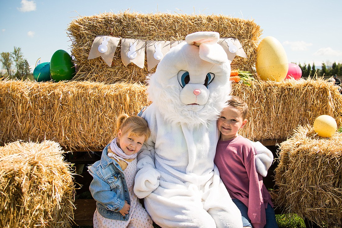 Free photos with the Easter Bunny, tractor train rides, live music by Queen's Bluegrass, spirits tastings and kid-friendly activities along the Bunny Trail will be part of an Easter Celebration taking place April 8–9 at Bellewood Farms & Distillery.