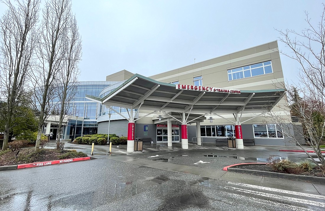 The Skagit Valley Hospital on April 7 in Mount Vernon. A tax measure on some Skagit County residents' ballots this month would help pay for services at the hospital and other facilities run by Skagit Regional Health.