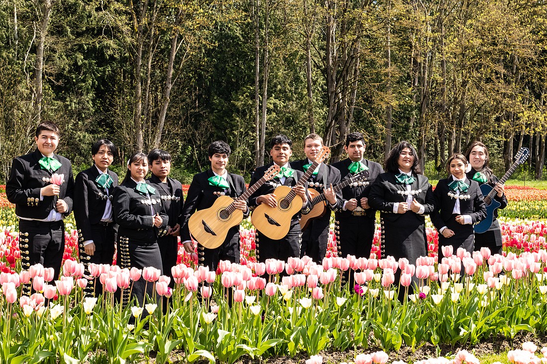 Mount Vernon High School's mariachi program's most advanced ensemble, pictured, will perform during a Cinco de Mayo event Friday, May 5, at the Lincoln Theatre. Groups from Burlington-Edison High School, Mount Baker Middle School and LaVenture Middle School will also perform.
