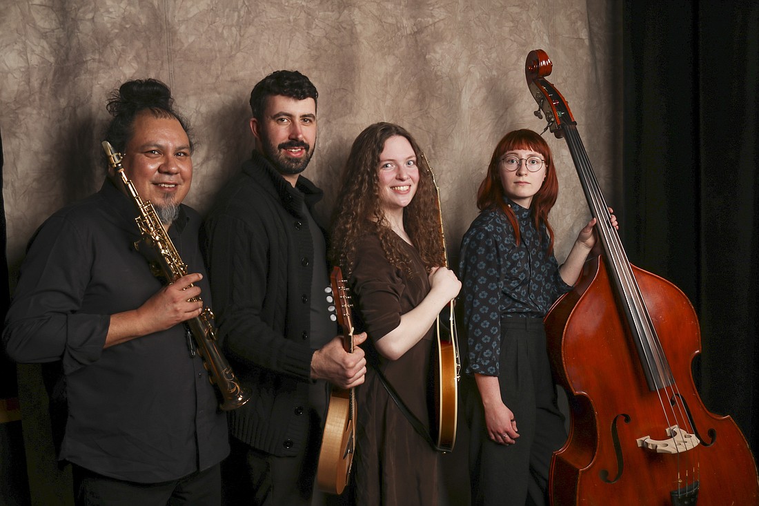 The Bellingham-based band Nuages are known for playing Manouche jazz, and have incorporated a range of other styles like samba and tango. They’ll be celebrating their anniversary and their new lineup with a show at the Blue Room Friday, May 12.