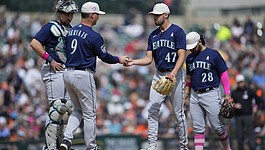 Rookie Miller brilliant through 7, Mariners beat Tigers 5-0