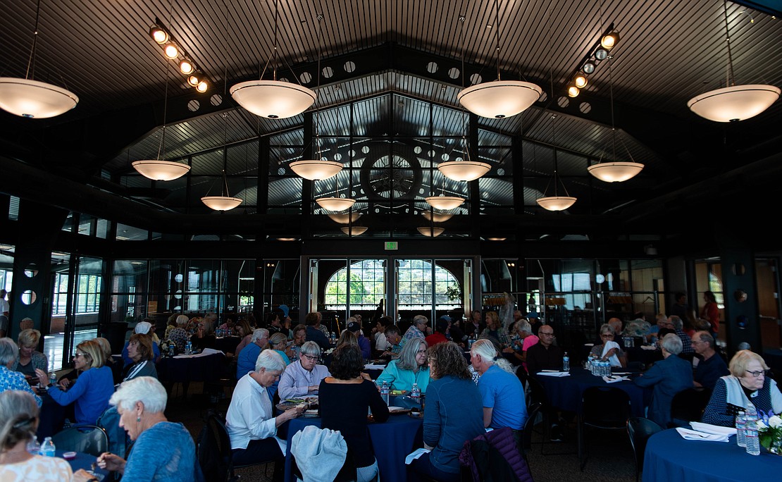 Around 100 former Western Washington University female athletes and coaches gathered May 21 at the Bellingham Cruise Terminal for breakfast and to share the history of women in sports at the university.
