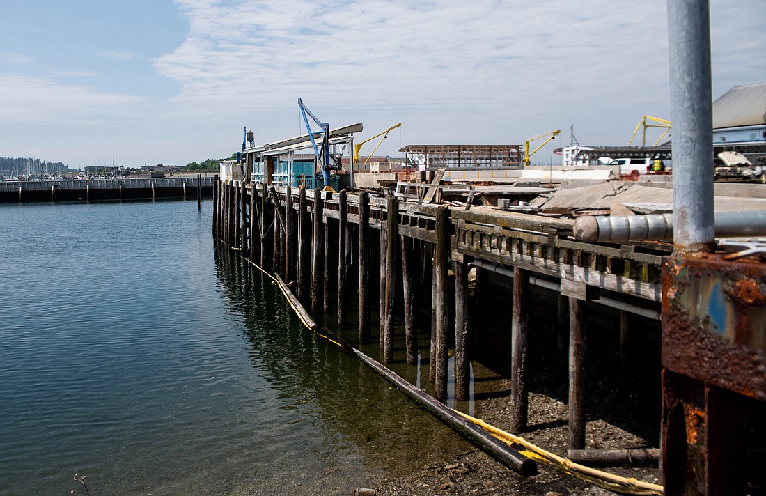 The Sea K Fish contaminated site is located above Semiahmoo Bay at Blaine Harbor. The site is one of two at the harbor undergoing state-mandated cleanup for petroleum pollution.