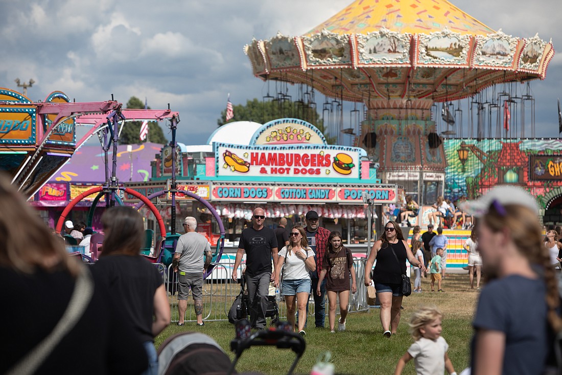 Hundreds of people journeyed to Lynden to enjoy the opening day of the annual fair.