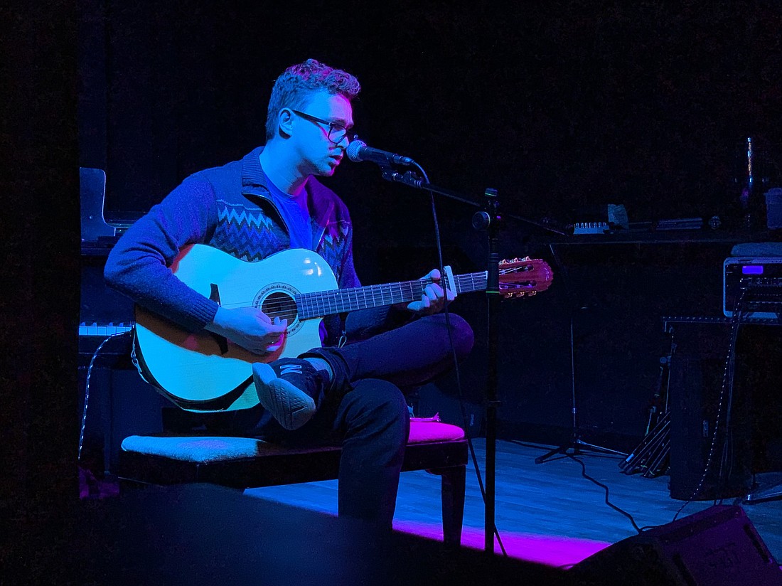 Singer, songwriter and guitarist Victor Simpson plays live onstage. Simpson is releasing a new album, "Tame," coming out shortly, and will be celebrating its release with a show on Saturday, Aug. 26, at the Honey Moon.