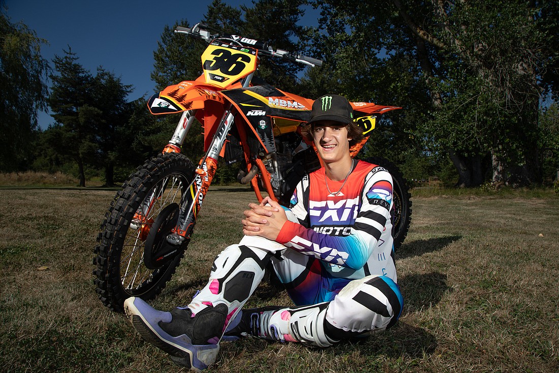 Youre all in or youre just not Local racer pushing for motocross glory