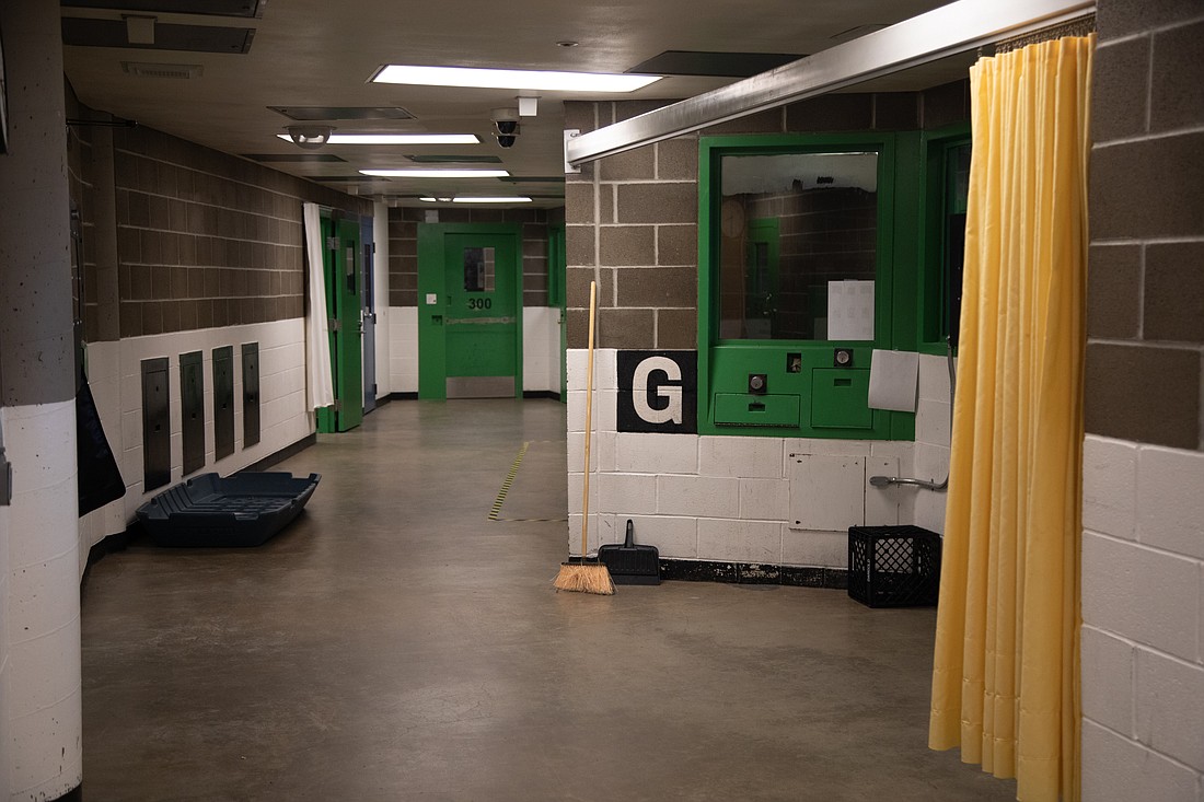 The inside of the Whatcom County Jail in November 2022.