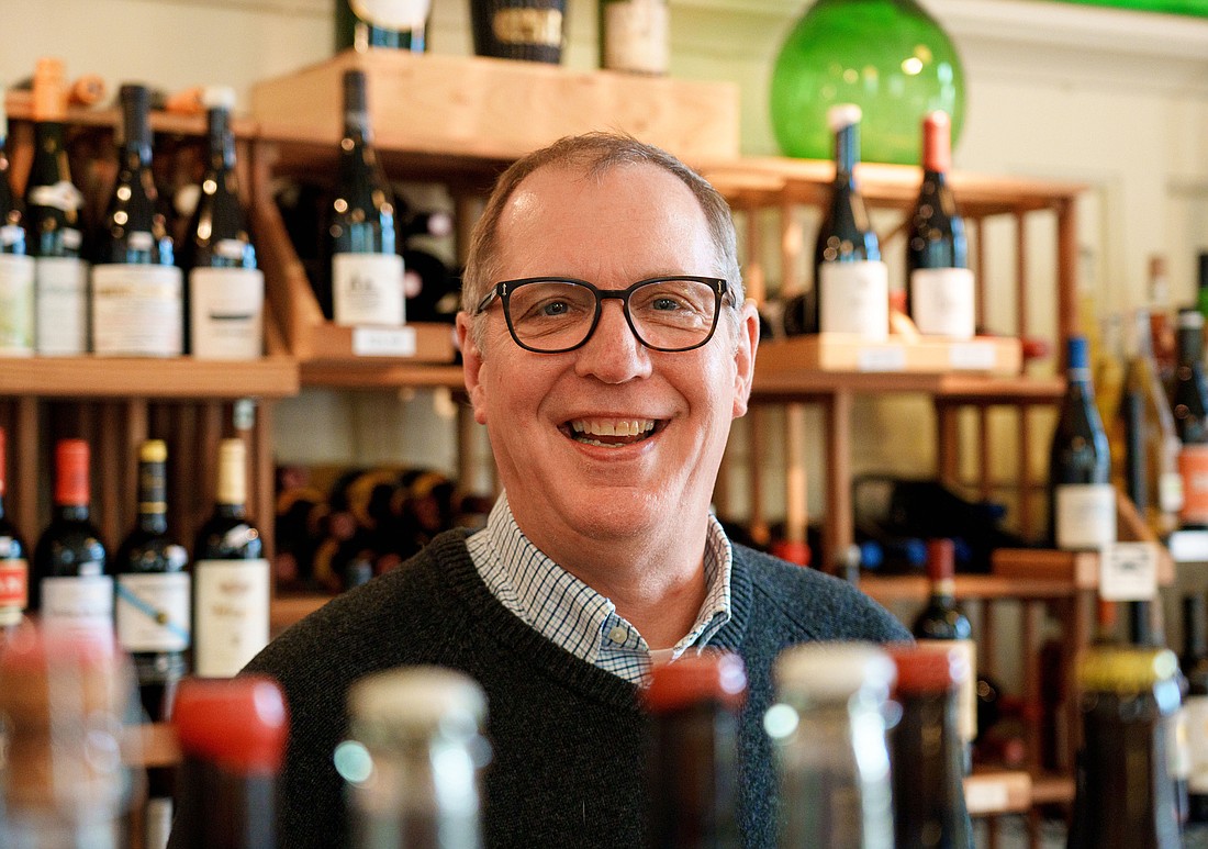 Ted Seifert, owner of Seifert & Jones Wine Merchants, says the downtown Bellingham wine shop carries between 1,600 and 2,000 bottles of wine at any given time.